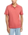 Hugo Boss Parson Open Collar Polo Shirt In Medium Red