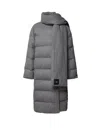 Hugo Boss Pashiza Reversible Long Down Jacket In Multi