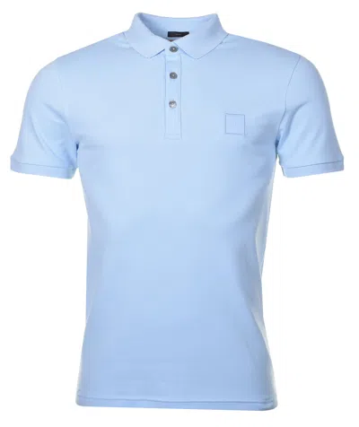 Hugo Boss Passenger Short Sleeve Polo Shirt 462 Open Blue
