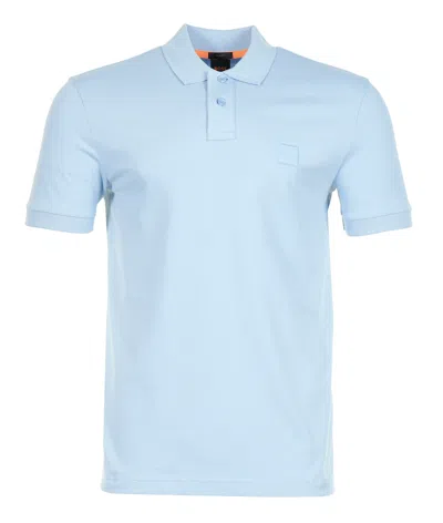 Hugo Boss Passenger Short Sleeve Polo Shirt 470 Open Blue