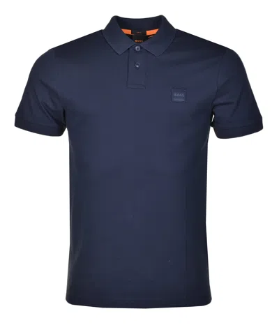 Hugo Boss Passenger Short Sleeve Polo Shirt Dark Blue