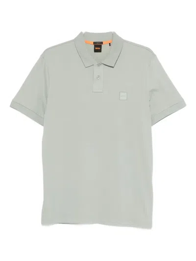 Hugo Boss Passenger Short-sleeve Polo Shirt In Green
