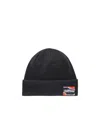 Hugo Boss Patch Beanie In Black