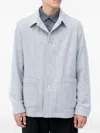 Hugo Boss Patch-pocket Jacket In Gray