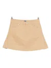 Hugo Boss Patch-pockets Mini Skirt In Neutral