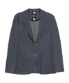 Hugo Boss Patch-pocket Jacket In Blue