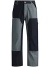 Hugo Boss Loose-fit Jeans In Mixed Denims In Blue
