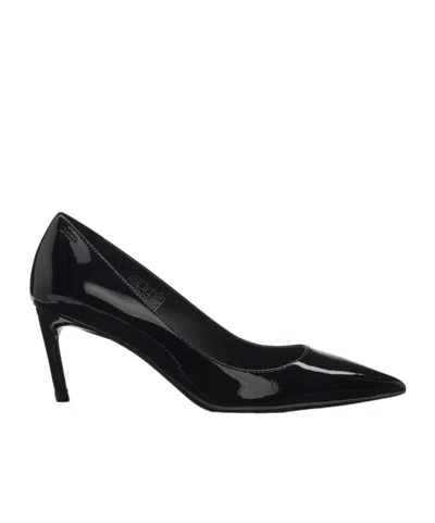Hugo Boss Patent-leather Pumps With 7cm Heel In Black