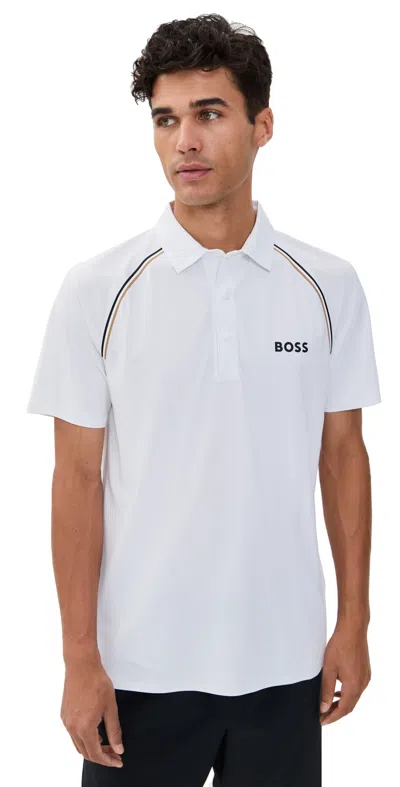Hugo Boss Patteo Toc Polo White