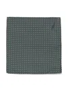 Hugo Boss Pattern-jacquard Tie Set In Green