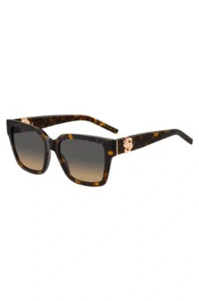 Hugo Boss Patterned-acetate Sunglasses With Double B Monogram Women's Eyewear In Assorted-pre-pack