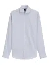 Hugo Boss Patterned Shirt In White