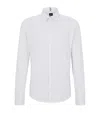Hugo Boss Patterned Shirt In White