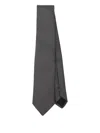 Hugo Boss Patterned Silk Tie In Black