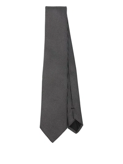 Hugo Boss Patterned Silk Tie