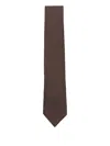 Hugo Boss Patterned Silk Tie In Gray