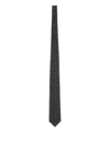 Hugo Boss Patterned Tie In Blue