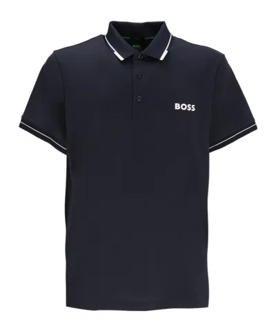 HUGO BOSS BOSS HUGO BOSS LOGO PRINTED SHORT-SLEEVED POLO SHIRT