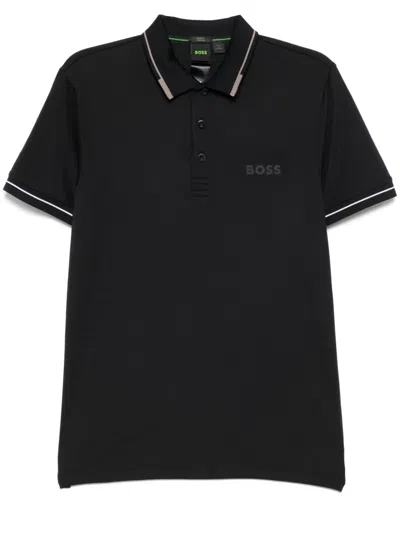 Hugo Boss Paul Pro Polo Shirt In Black