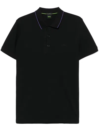 Hugo Boss Paule 4 Polo Shirt In Black