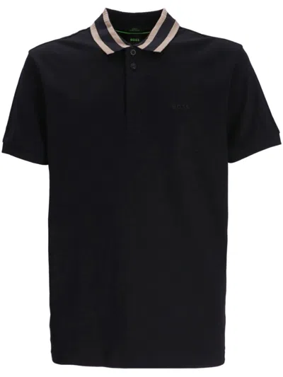 Hugo Boss Paule Polo Shirt In Black