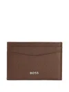 Hugo Boss Pebbled Leather Cardholder