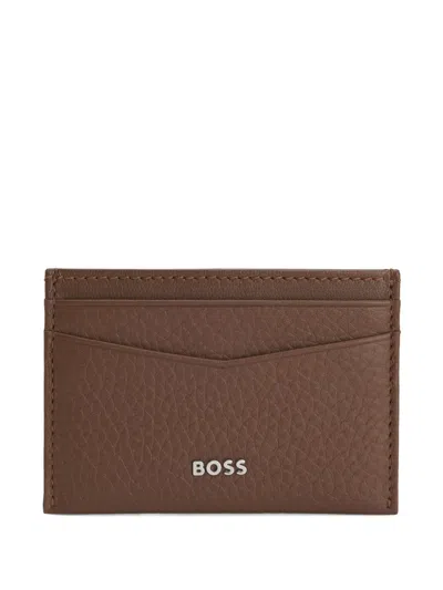 Hugo Boss Pebbled Leather Cardholder