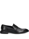 Hugo Boss Penny Leather Loafers In Black