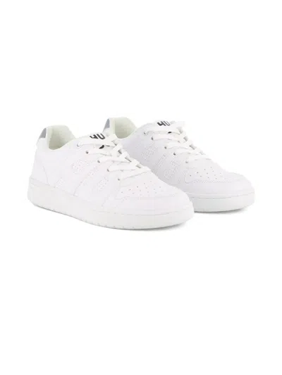 Hugo Boss Perforated Panel Sneakers In Multi