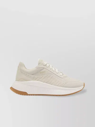 Hugo Boss Perforated Rubber Sole Sneakers