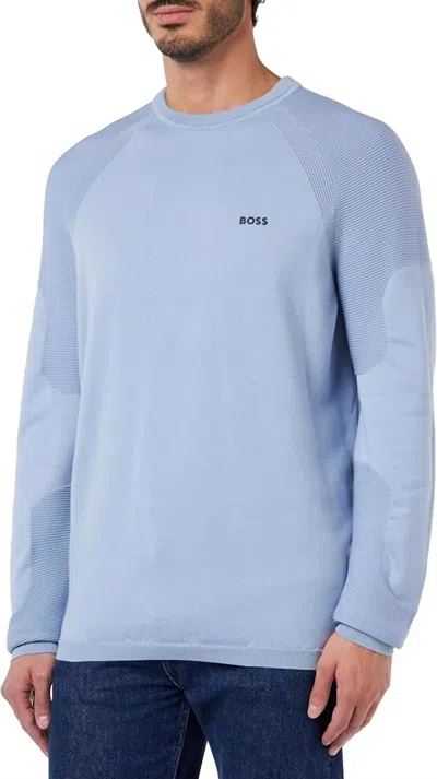HUGO BOSS PERFORM-X SWEATER IN BLUE