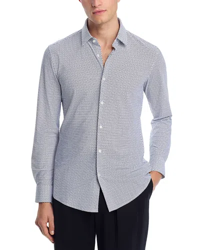Hugo Boss Performance Hank Slim Fit Shirt In Grey
