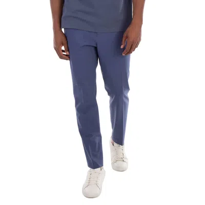 Hugo Boss Performance-stretch Wool-blend Trousers In Blue
