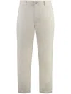 Hugo Boss Boss Perin Stretch Cotton Chino Trousers In Neutrals