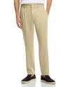 Hugo Boss Perin Relaxed Fit Pants In Light Beige