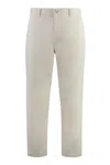 Hugo Boss Boss Perin Stretch Cotton Chino Trousers In Ecru