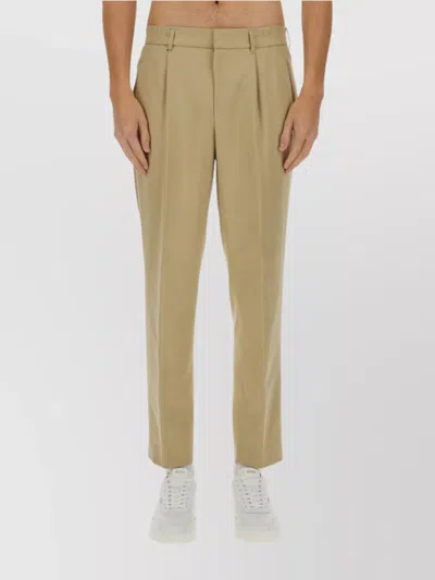 Hugo Boss Perin Trousers Back Pockets In Beige