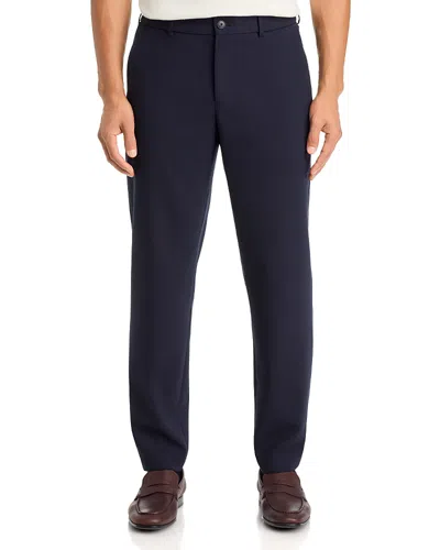 Hugo Boss Perin Wool Tapered Fit Pants In Blue