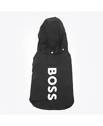 Hugo Boss Pet Dog Raincoat In Black
