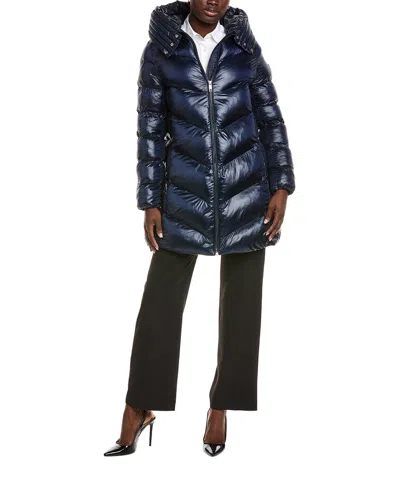 Hugo Boss Petrana Outdoor Coat In Blue