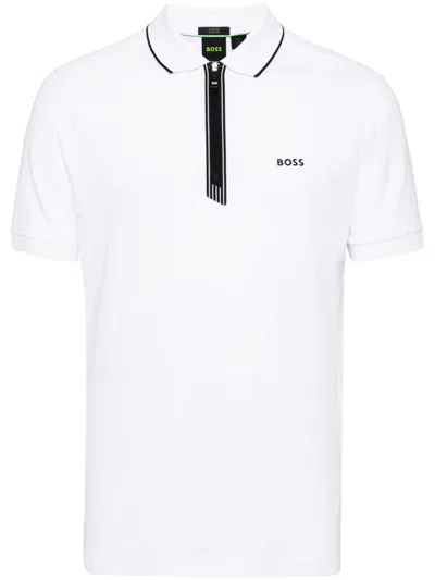 Hugo Boss Philip Polo Shirt In 白色