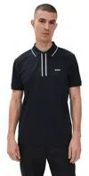 Hugo Boss Philix Goc Polo Navy In Black