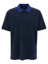 Hugo Boss Blue Cotton Polo In Blue