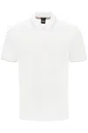 Hugo Boss Boss Phillipson Slim Fit Polo Shirt In White
