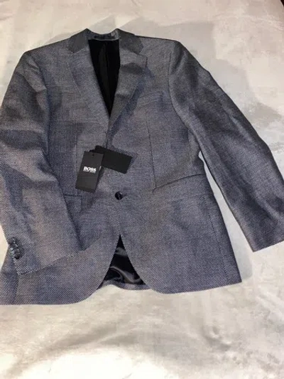 Pre-owned Hugo Boss Phoenix Confort Fit Blazer Black Label 36r $645
