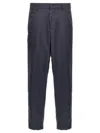 Hugo Boss Genius Slim Fit Flat Front Twill Chinos In Blue