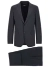 Hugo Boss Micro-texture Single-breasted Suit In Blue