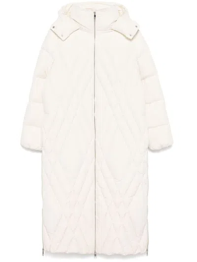 Hugo Boss Pigranda Coat In Neutrals