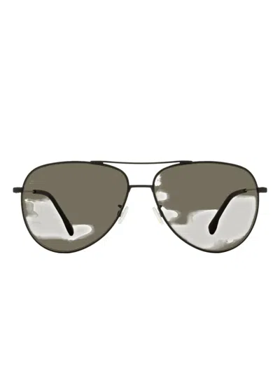 Hugo Boss Pilot-frame Sunglasses In Green