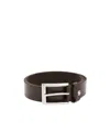 Hugo Boss Pin Buckle Belt In Brown